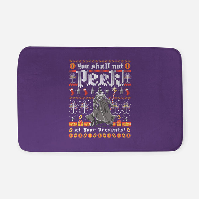 You Shall Not Peek-none memory foam bath mat-rocketman_art