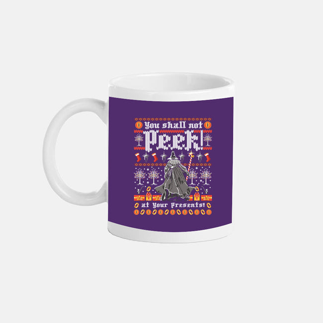 You Shall Not Peek-none glossy mug-rocketman_art