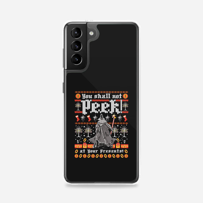 You Shall Not Peek-samsung snap phone case-rocketman_art