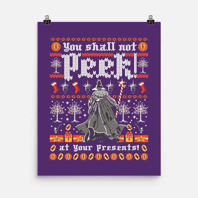 You Shall Not Peek-none matte poster-rocketman_art