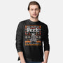 You Shall Not Peek-mens long sleeved tee-rocketman_art