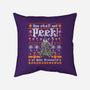 You Shall Not Peek-none removable cover w insert throw pillow-rocketman_art