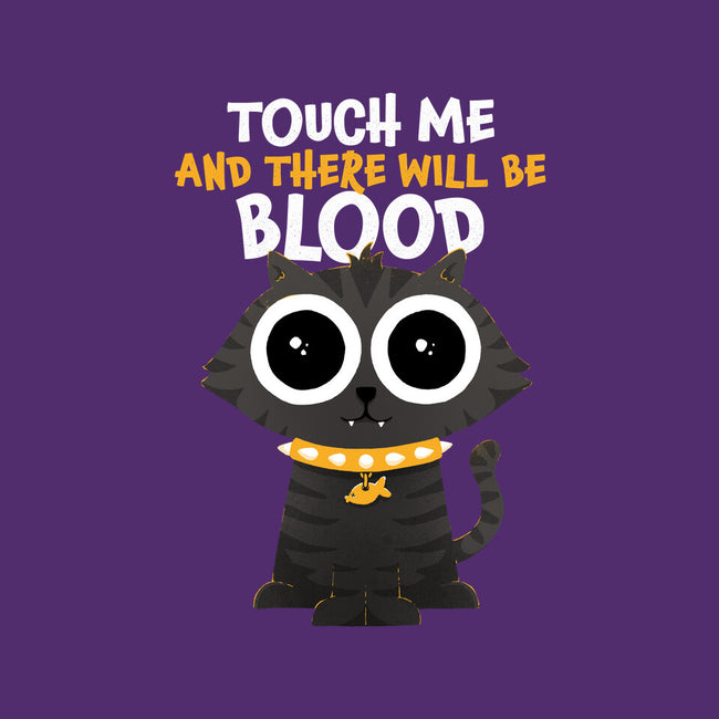 Touch Me And There Will Be Blood-none polyester shower curtain-zawitees