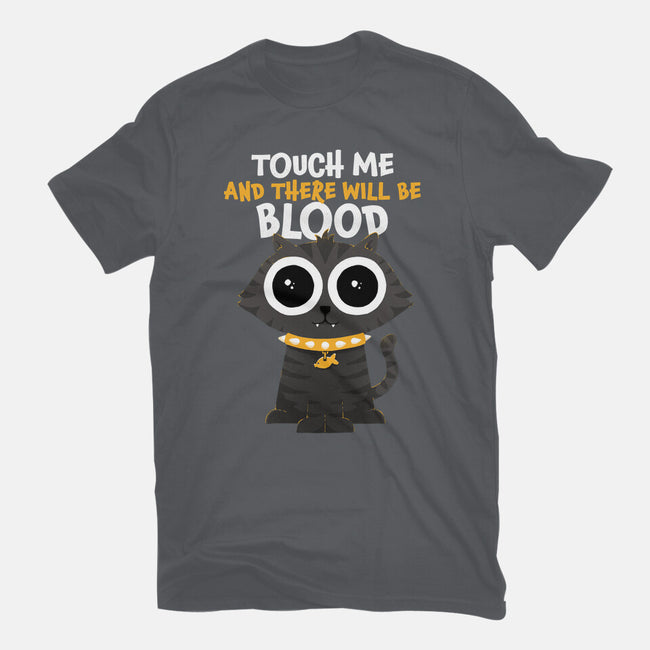 Touch Me And There Will Be Blood-womens fitted tee-zawitees
