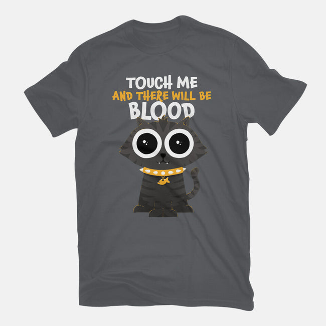 Touch Me And There Will Be Blood-womens basic tee-zawitees