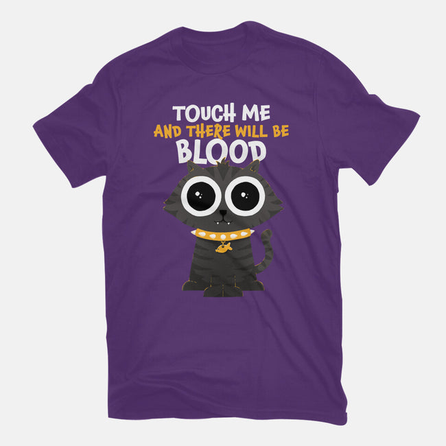 Touch Me And There Will Be Blood-youth basic tee-zawitees
