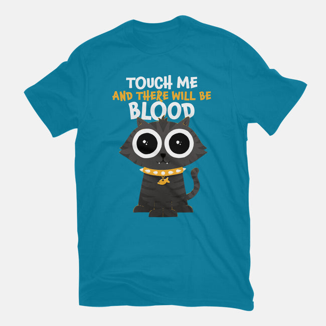 Touch Me And There Will Be Blood-mens basic tee-zawitees
