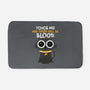 Touch Me And There Will Be Blood-none memory foam bath mat-zawitees