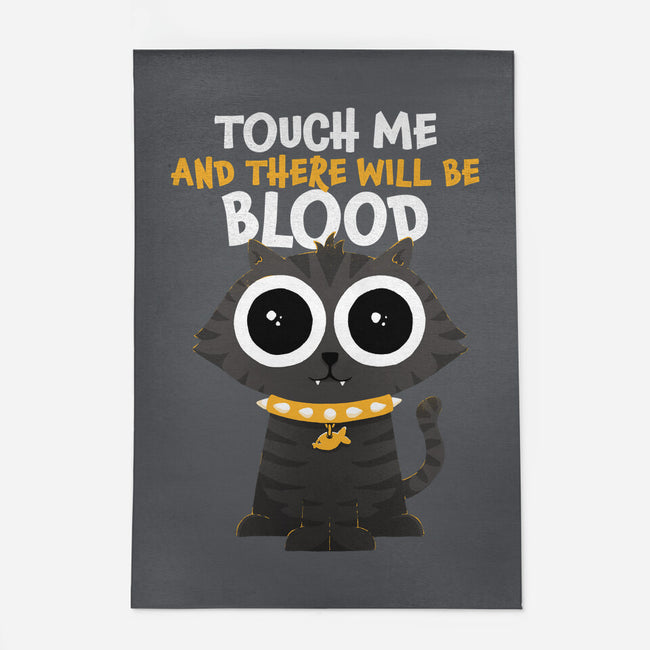 Touch Me And There Will Be Blood-none outdoor rug-zawitees