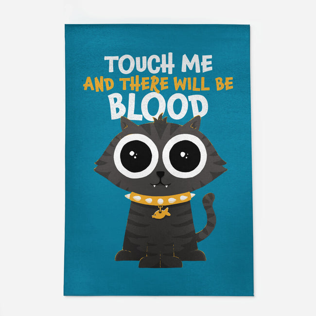 Touch Me And There Will Be Blood-none outdoor rug-zawitees