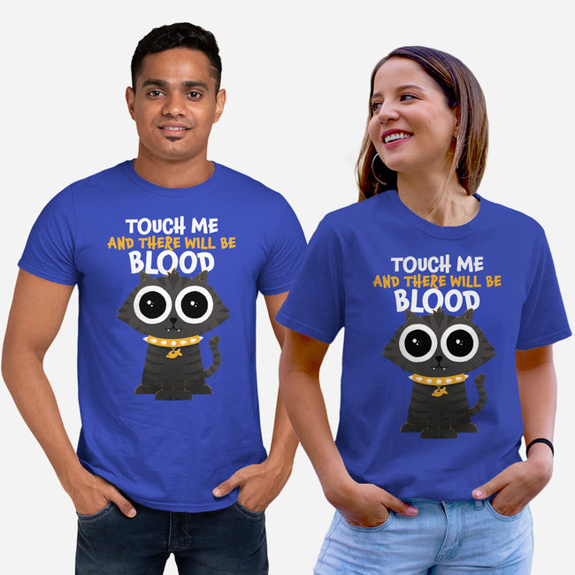 Touch Me And There Will Be Blood-unisex basic tee-zawitees