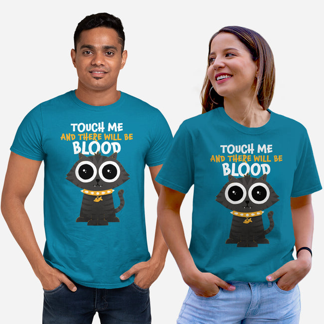 Touch Me And There Will Be Blood-unisex basic tee-zawitees