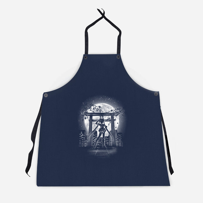 Moonlight Sailor-unisex kitchen apron-fanfreak1