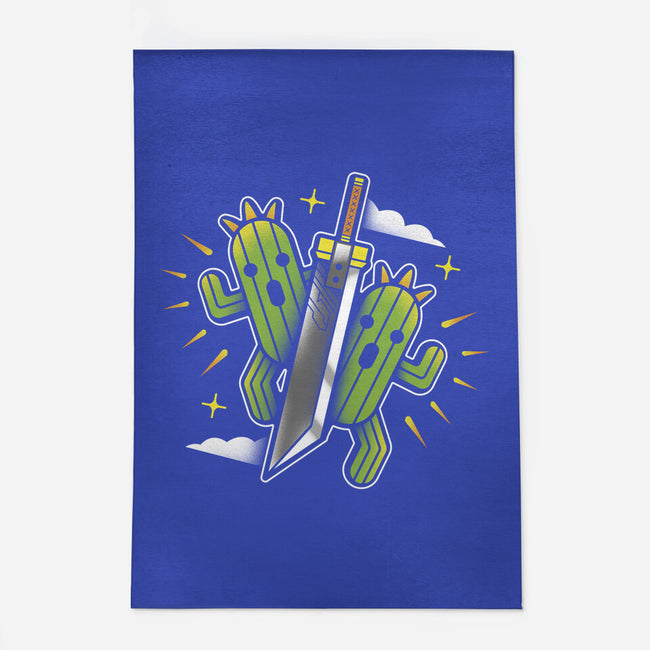 Cactuar Cloud Sword-none indoor rug-Logozaste