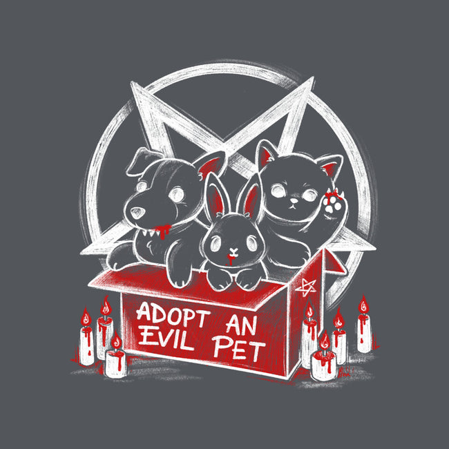 Adopt An Evil Pet-none drawstring bag-NemiMakeit
