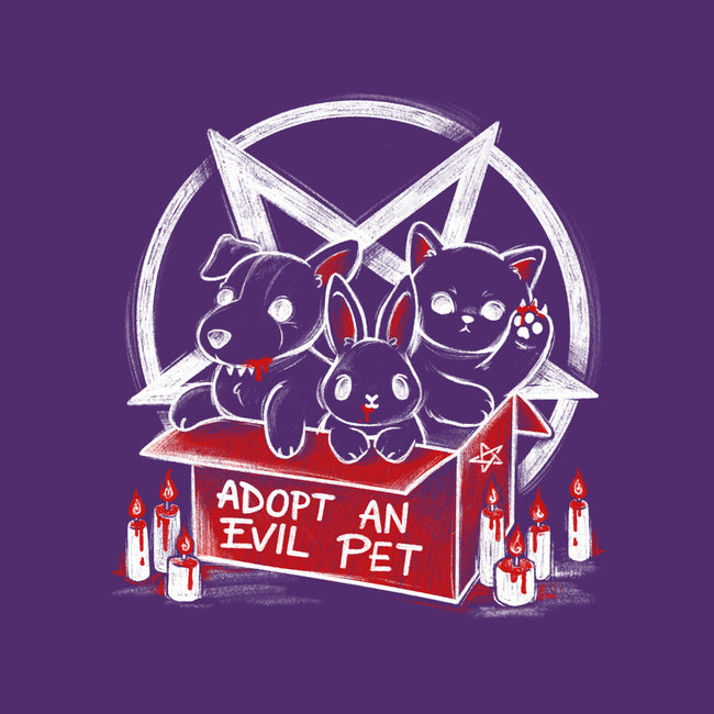 Adopt An Evil Pet-none zippered laptop sleeve-NemiMakeit