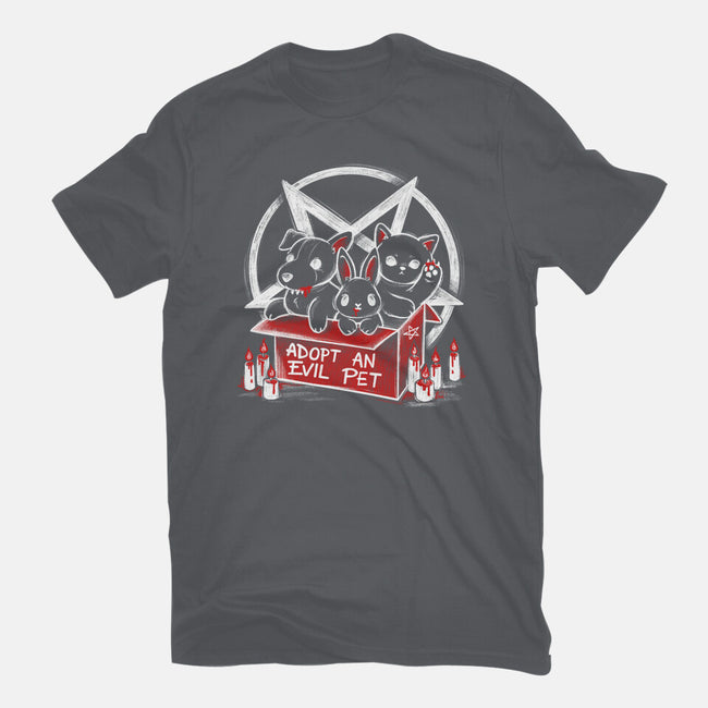 Adopt An Evil Pet-womens basic tee-NemiMakeit