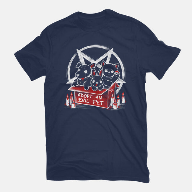 Adopt An Evil Pet-womens basic tee-NemiMakeit