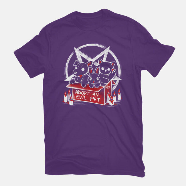 Adopt An Evil Pet-womens basic tee-NemiMakeit