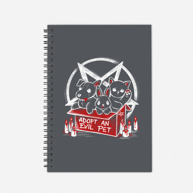 Adopt An Evil Pet-none dot grid notebook-NemiMakeit