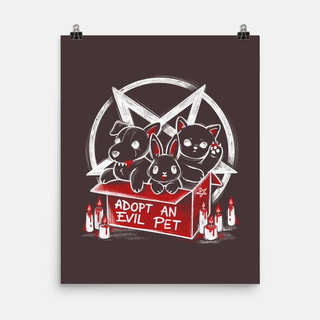 Adopt An Evil Pet-none matte poster-NemiMakeit