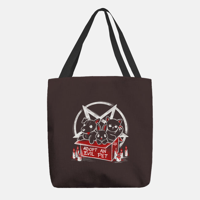 Adopt An Evil Pet-none basic tote-NemiMakeit