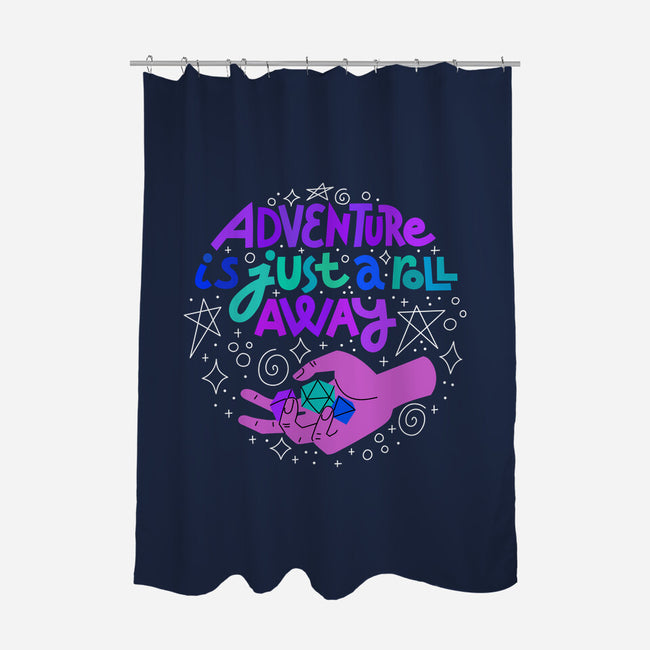 Just A Roll Away-none polyester shower curtain-ShirtGoblin