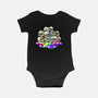 Melting Skulls-baby basic onesie-zascanauta