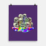 Melting Skulls-none matte poster-zascanauta