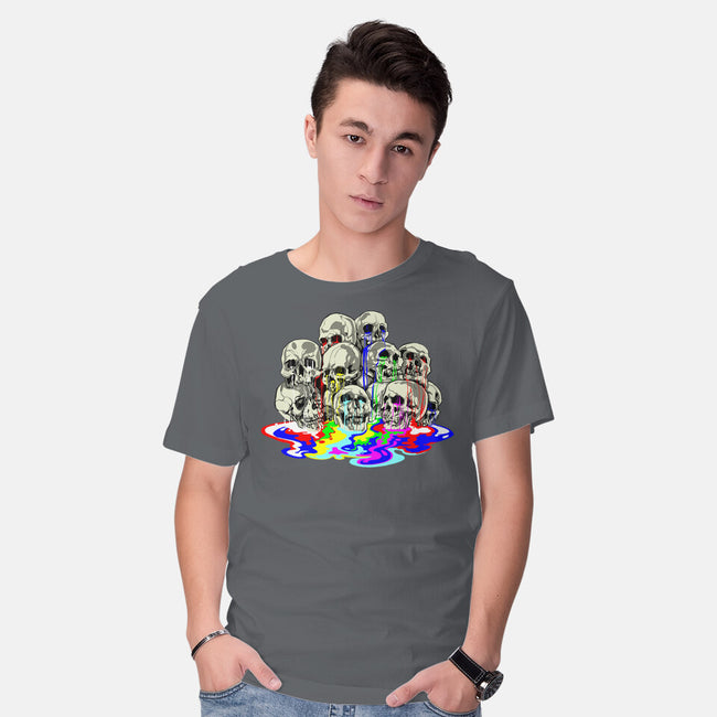 Melting Skulls-mens basic tee-zascanauta