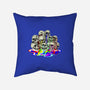 Melting Skulls-none removable cover w insert throw pillow-zascanauta