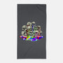 Melting Skulls-none beach towel-zascanauta