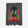 Humans Are So Interesting-none polyester shower curtain-Kabuto Studio