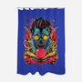 Humans Are So Interesting-none polyester shower curtain-Kabuto Studio