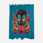 Humans Are So Interesting-none polyester shower curtain-Kabuto Studio