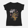 My Little Rudolph-womens v-neck tee-Nemons