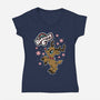 My Little Rudolph-womens v-neck tee-Nemons