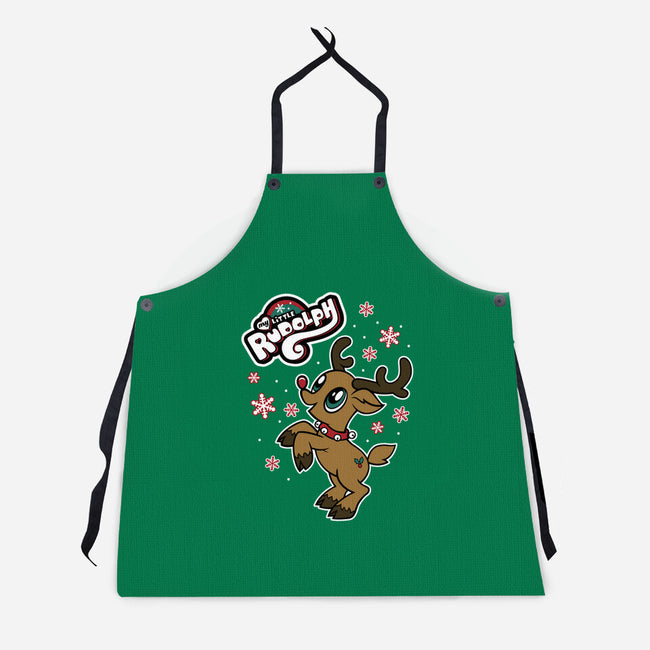 My Little Rudolph-unisex kitchen apron-Nemons