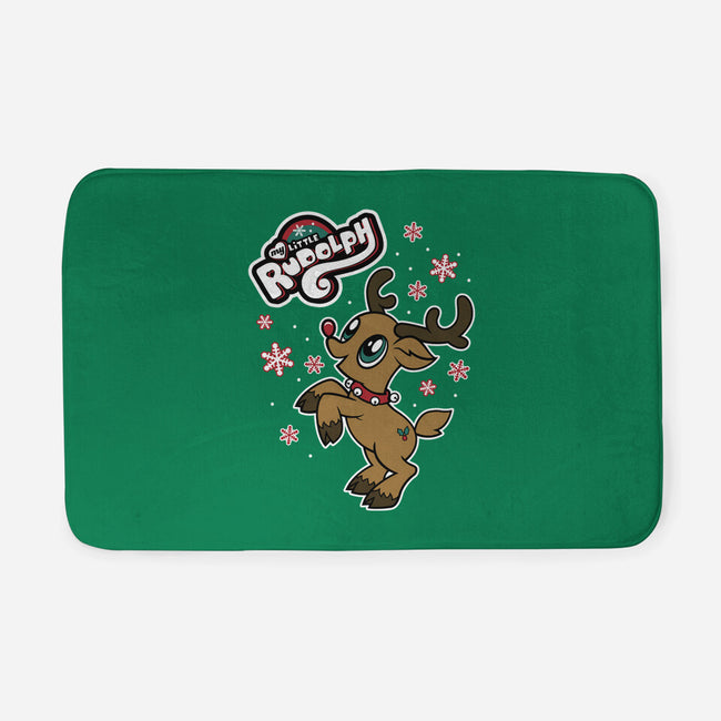 My Little Rudolph-none memory foam bath mat-Nemons