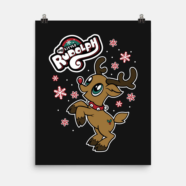 My Little Rudolph-none matte poster-Nemons