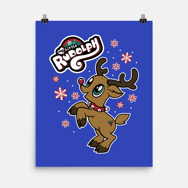 My Little Rudolph-none matte poster-Nemons