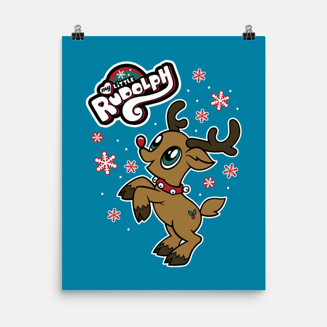 My Little Rudolph-none matte poster-Nemons