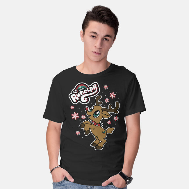 My Little Rudolph-mens basic tee-Nemons