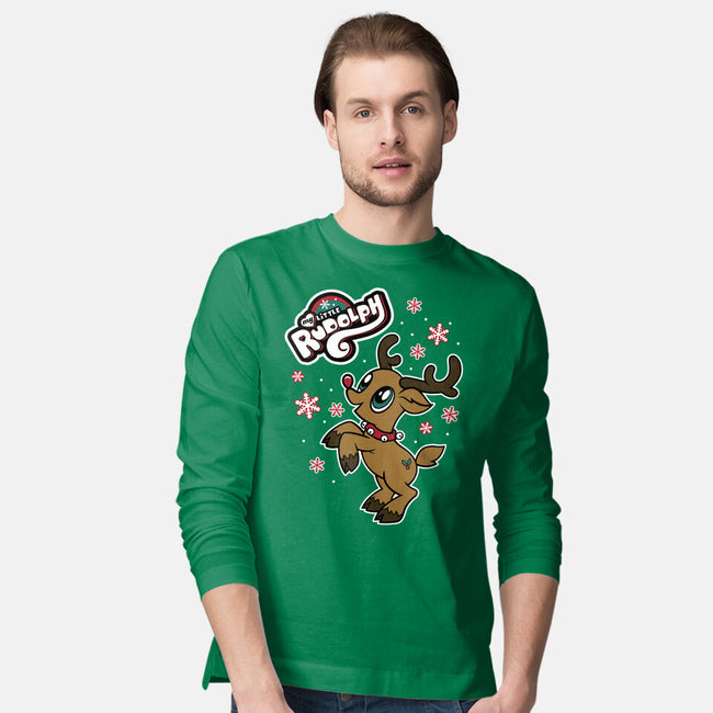 My Little Rudolph-mens long sleeved tee-Nemons
