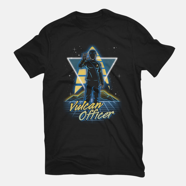 Retro Vulcan Officer-mens heavyweight tee-Olipop