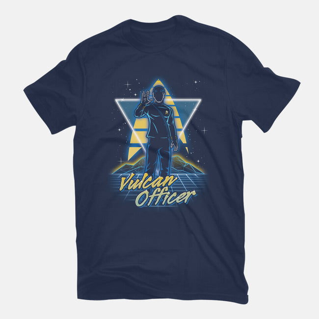 Retro Vulcan Officer-mens heavyweight tee-Olipop
