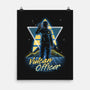 Retro Vulcan Officer-none matte poster-Olipop