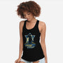 Retro Vulcan Officer-womens racerback tank-Olipop