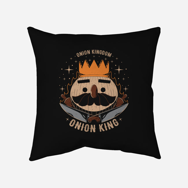 Onion King-none removable cover w insert throw pillow-Alundrart