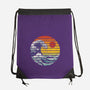 Freak Wave-none drawstring bag-NMdesign